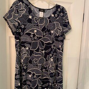 Black and White Mini Dress